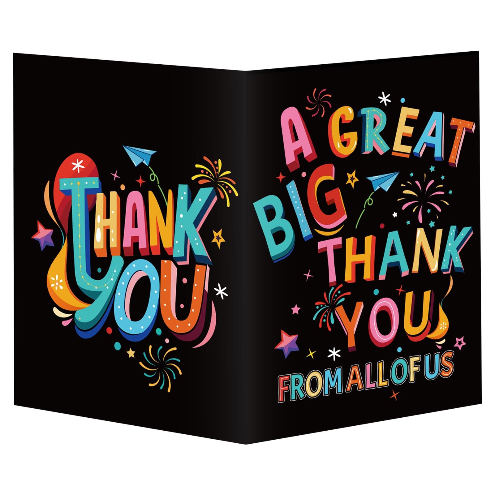 Amazon.com: Gosknor Large Thank You Card, 15.75x10.63in A Great
